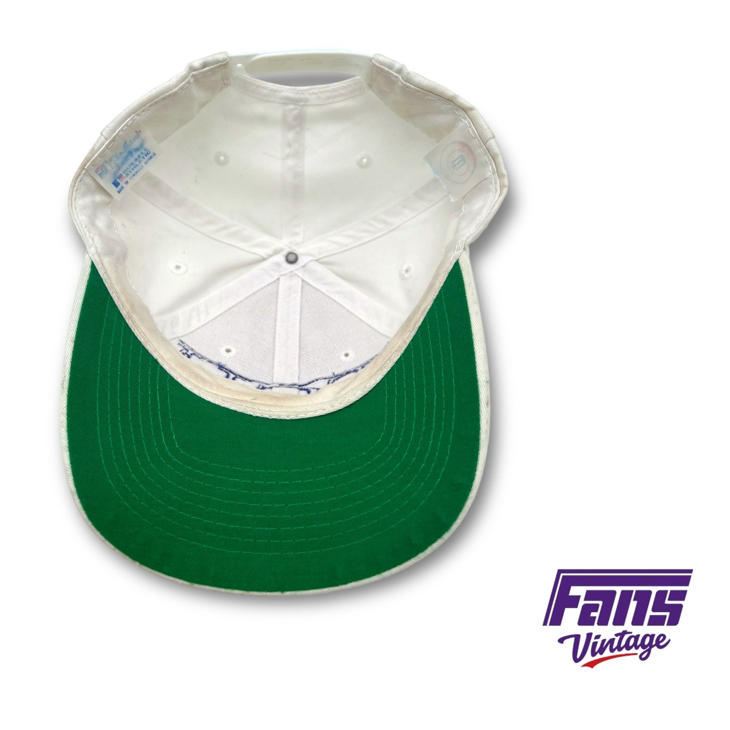 TCU Vintage 90s “The Game” Snap Back Hat - Distressed Party Beater Vibe With Throwback Split Bar Logo