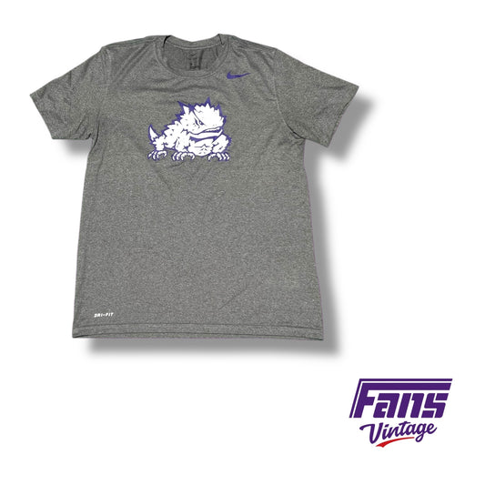TCU Nike Team-Issued Dark grey DRI-FIT T-Shirt