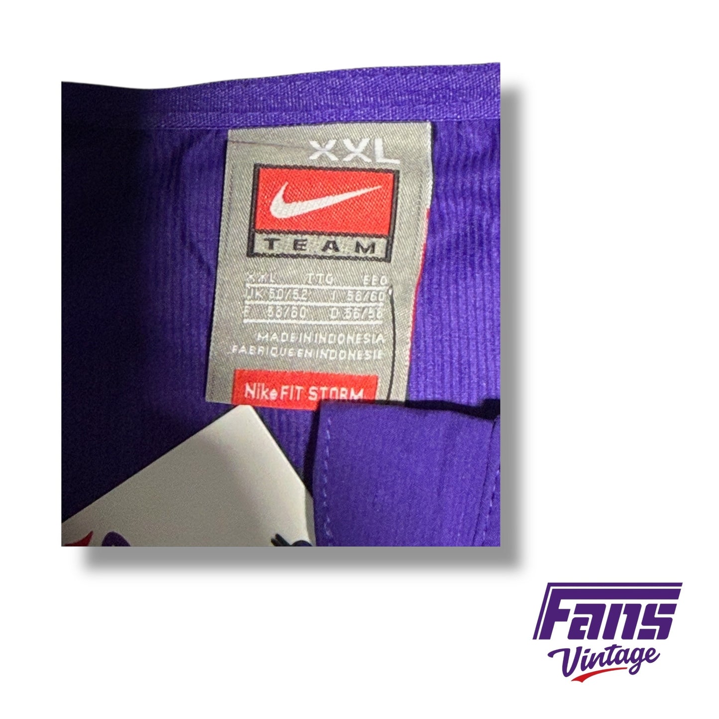 Vintage TCU Y2K Era Team Custom Quarter Zip Pullover