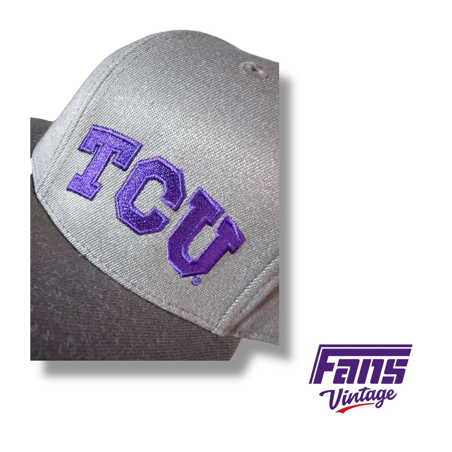 2016 TCU Alamo Bowl Embroidered FlexFit Hat with Metallic Logo on Bill