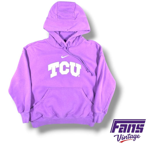 TCU Women’s Basketball Team Custom Nike Hoodie with Center Swoosh Logo