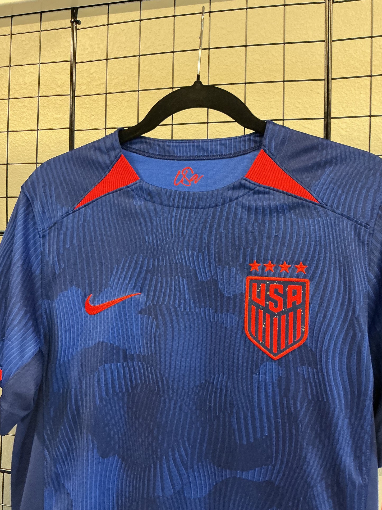 World Cup USWNT 2023 Jersey with Red Details