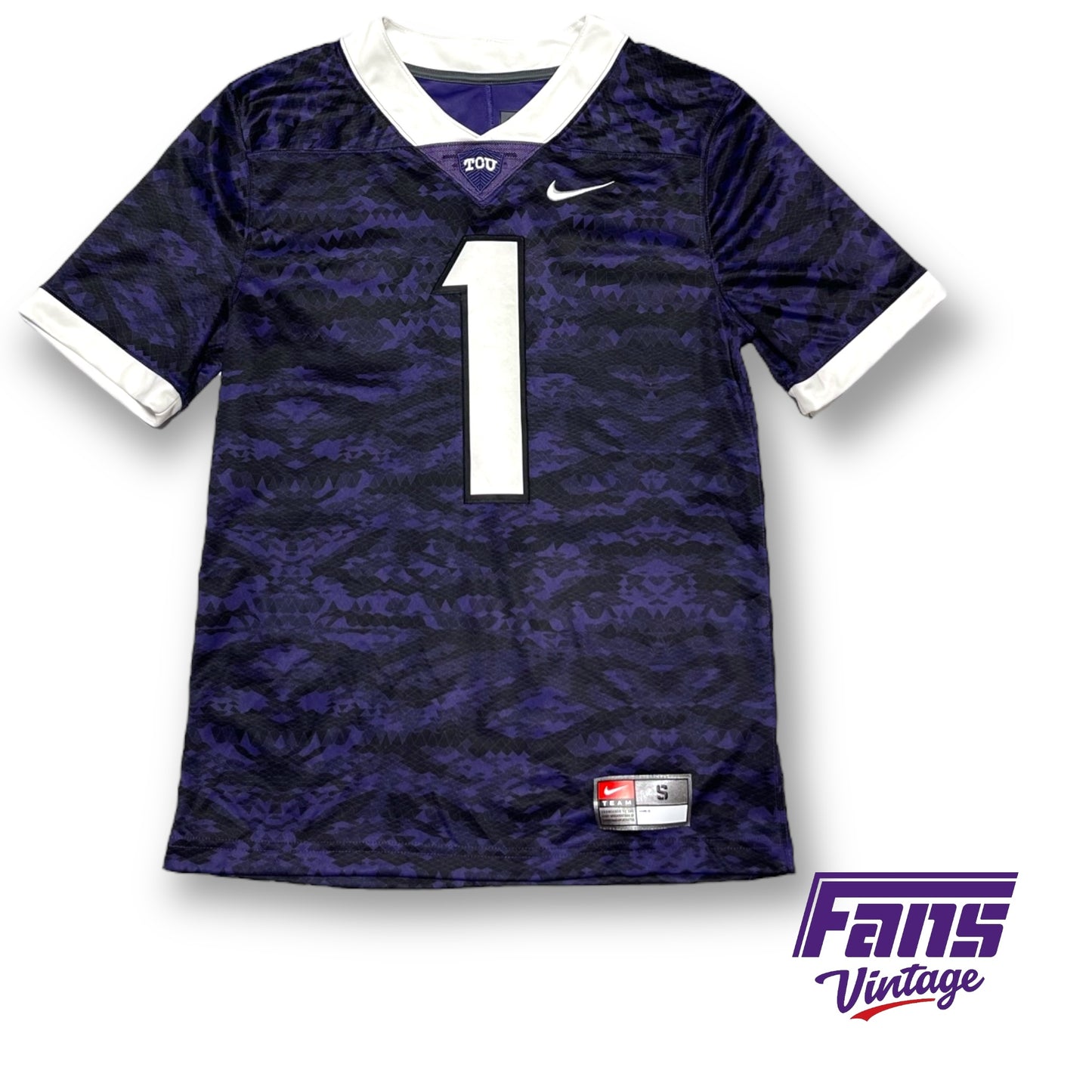 2014 Purple Frogskin TCU Football Jersey - Limited Edition Stitched Version!