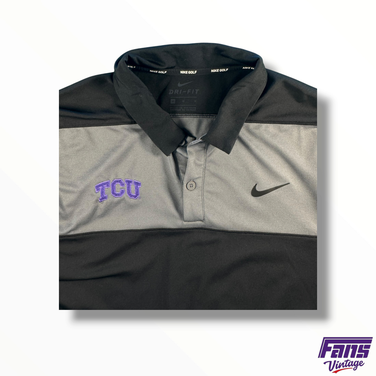 TCU Golf Team Issued Nike Polo