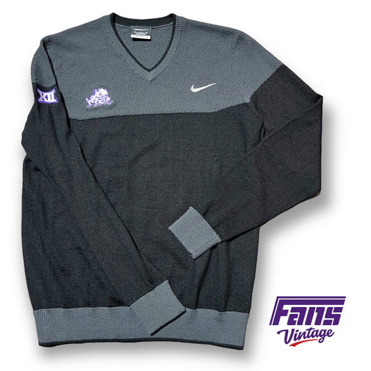 TCU Nike Golf V-Neck Sweater - Team Issued!