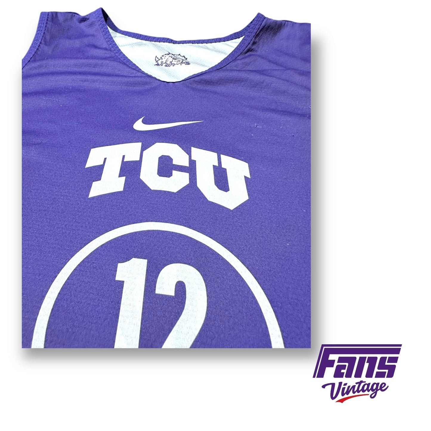 Team Issue Nike TCU Basketball Practice Jersey