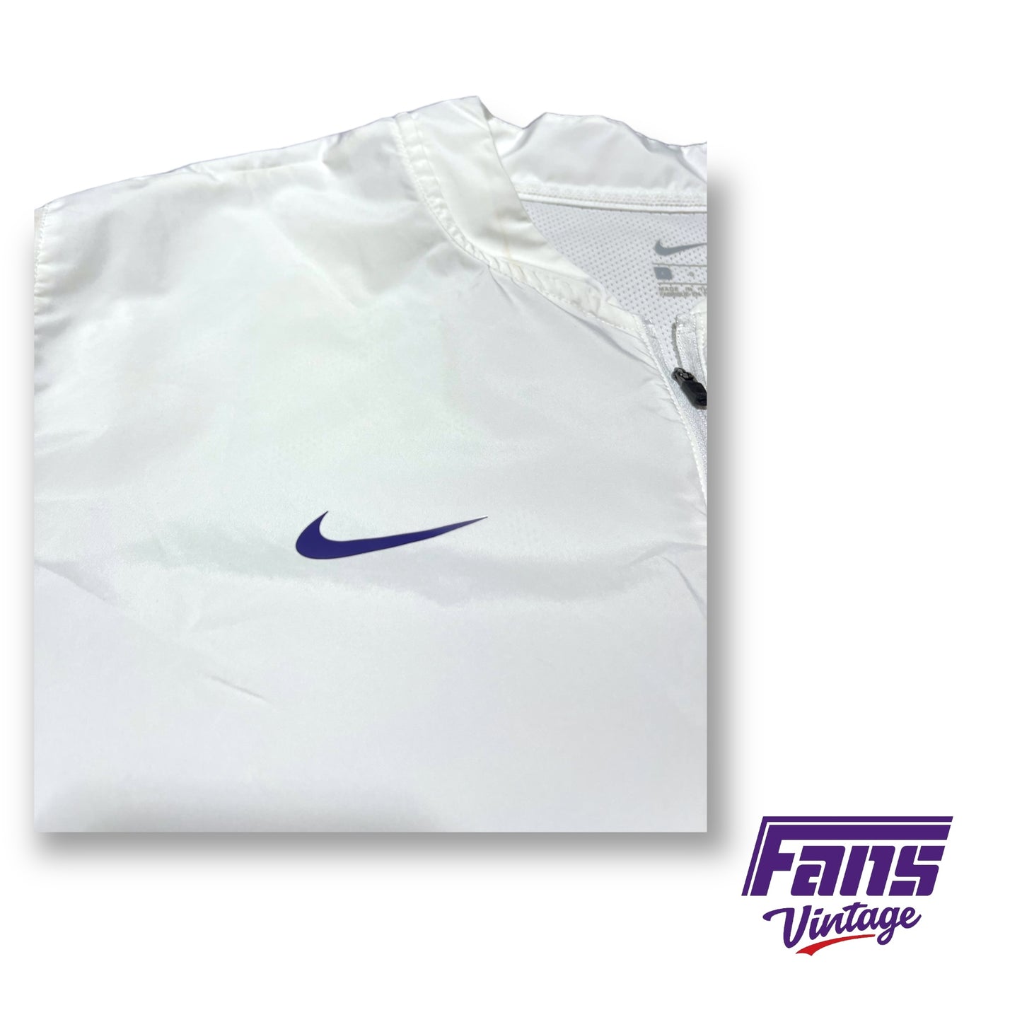 2022 TCU Nike Premium Coach’s Sideline 1/2 Zip Pullover - Team Issued!