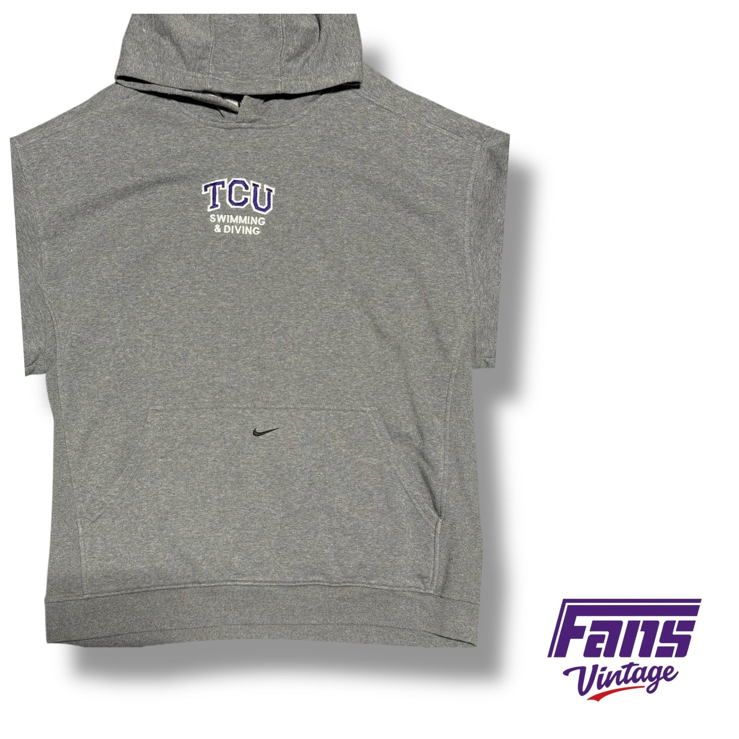 Vintage TCU Y2K Era - Swim & Diving Team Issued Hoodie