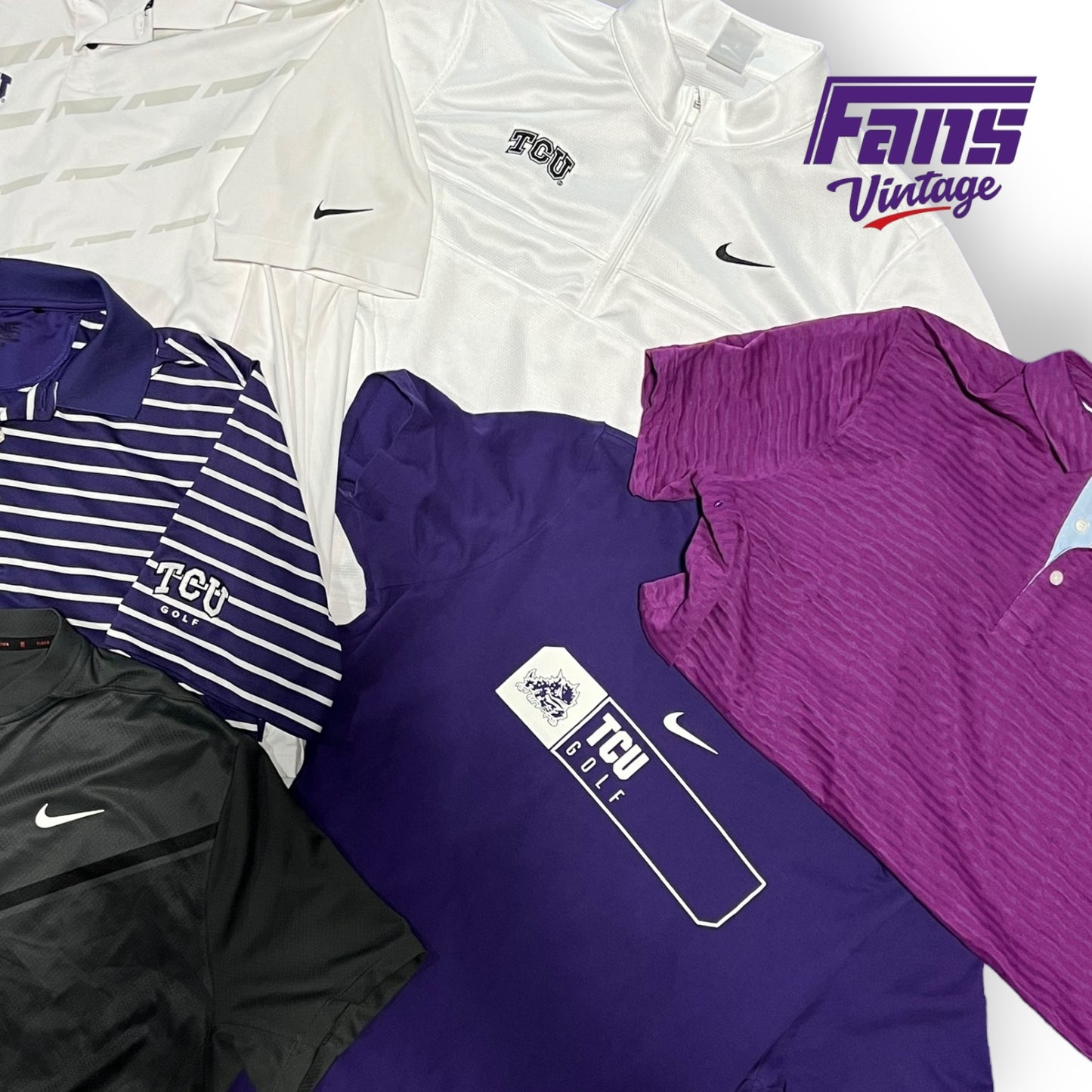 TCU Golf Team Exclusive Bundle #3 - SIZE LARGE