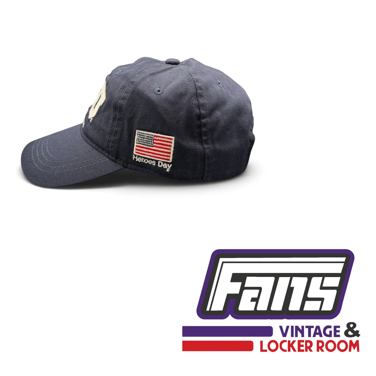 TCU Baseball Heroes Day Navy Blue Dad Hat with American Flag
