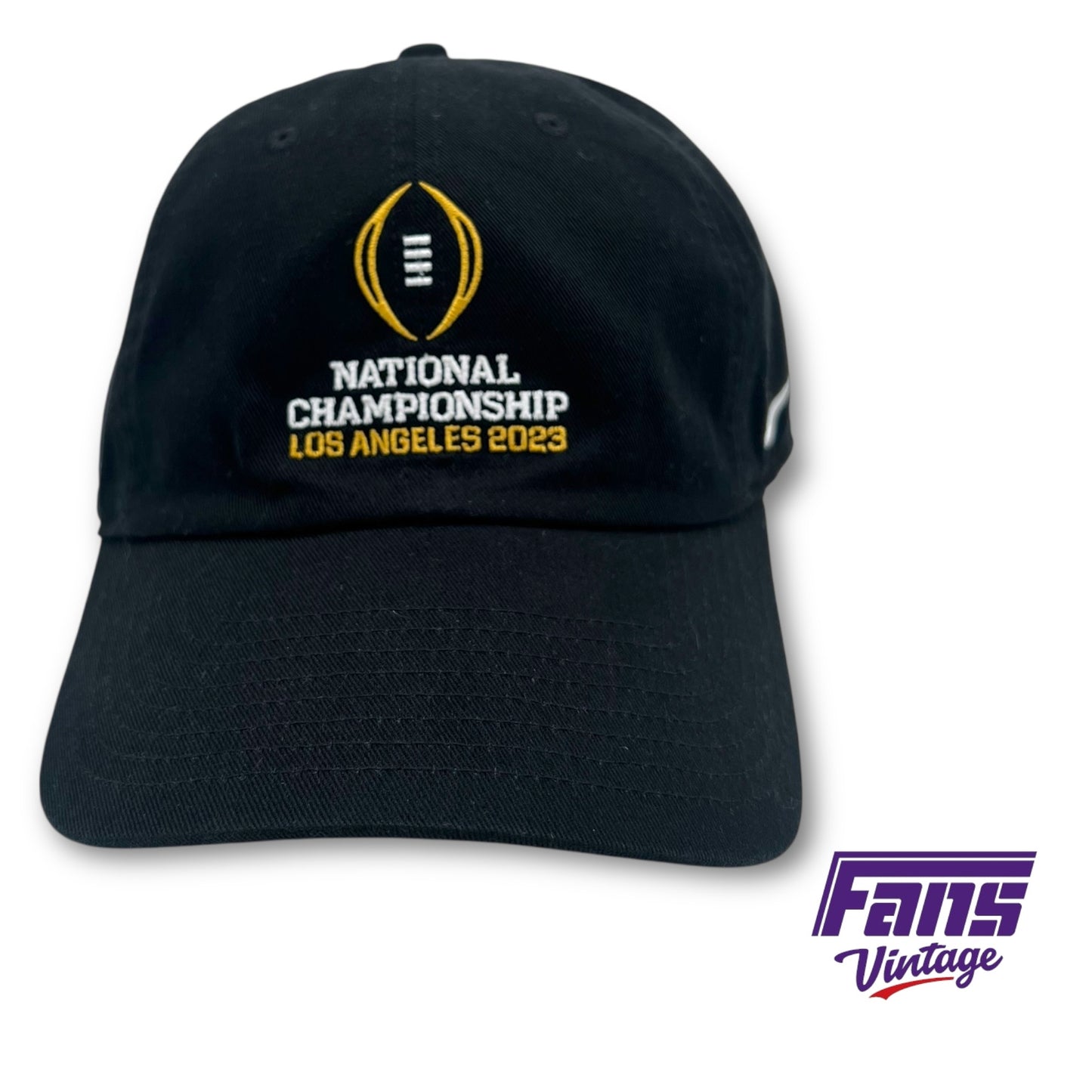 TCU Football 2023 National Championship CFP Nike Dad Hat - Team Issued