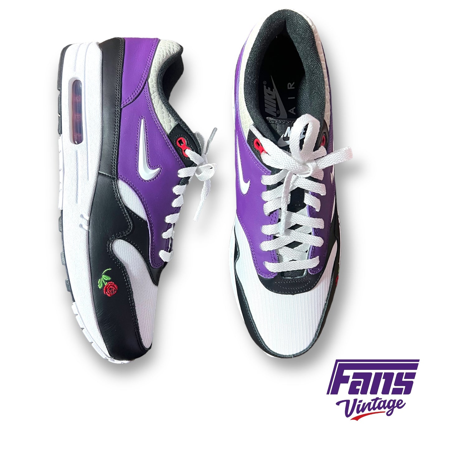 One of a Kind Nike Air Max TCU “Til Hell Freezes” Rose Bowl Tribute Sneakers