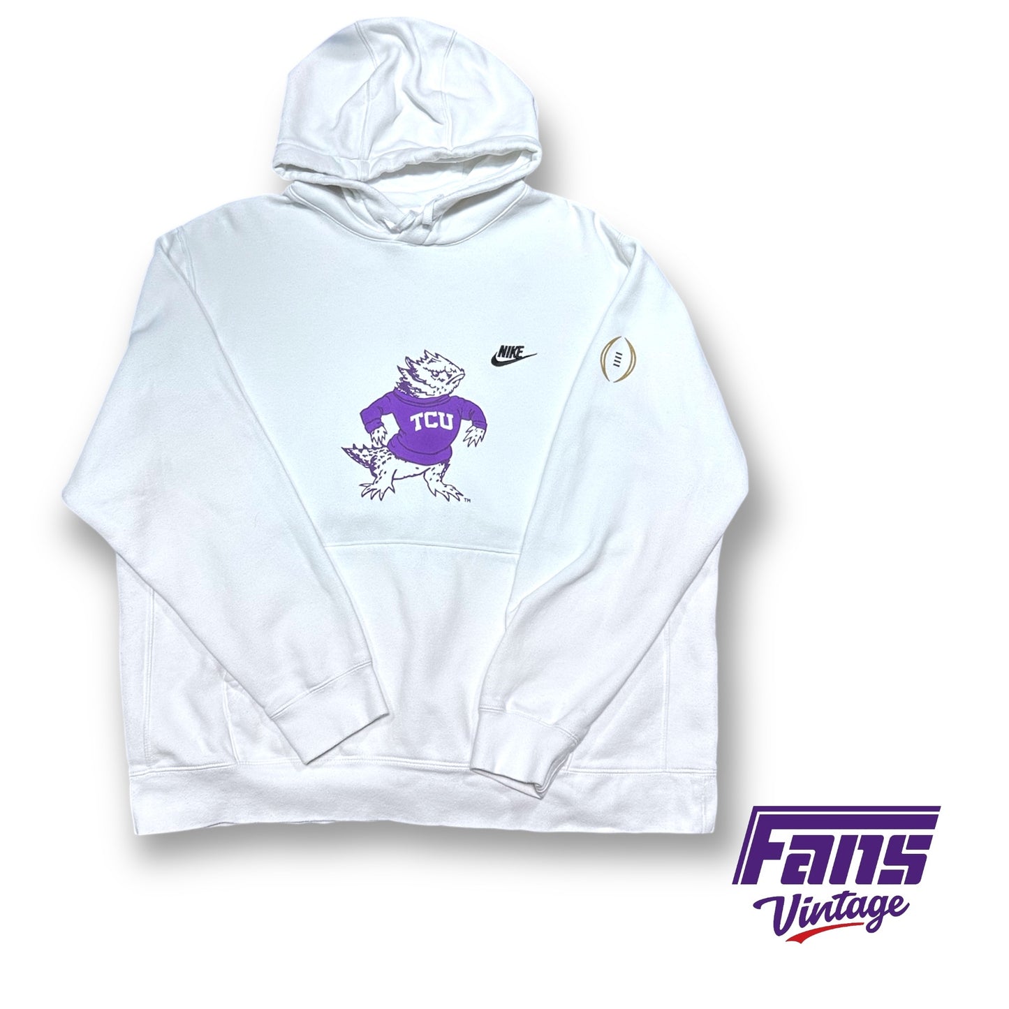 GRAIL - Ultra Rare TCU Football Team Custom Nike CFP Hoodie