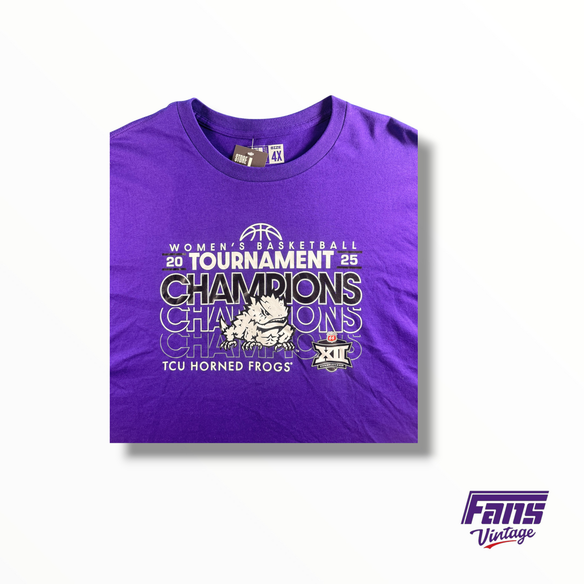 TCU Women’s Basketball 2025 Championship Tee