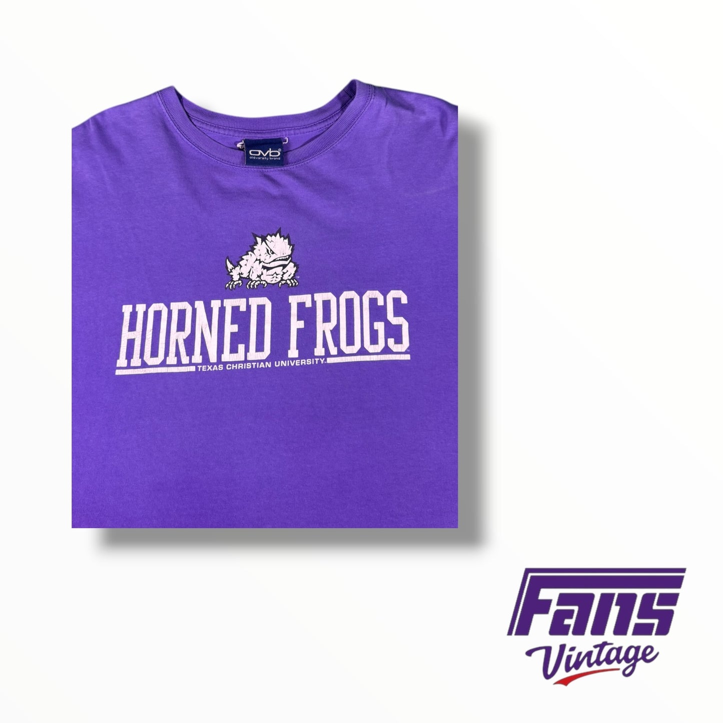 Vintage TCU Y2K Horned Frogs Shirt