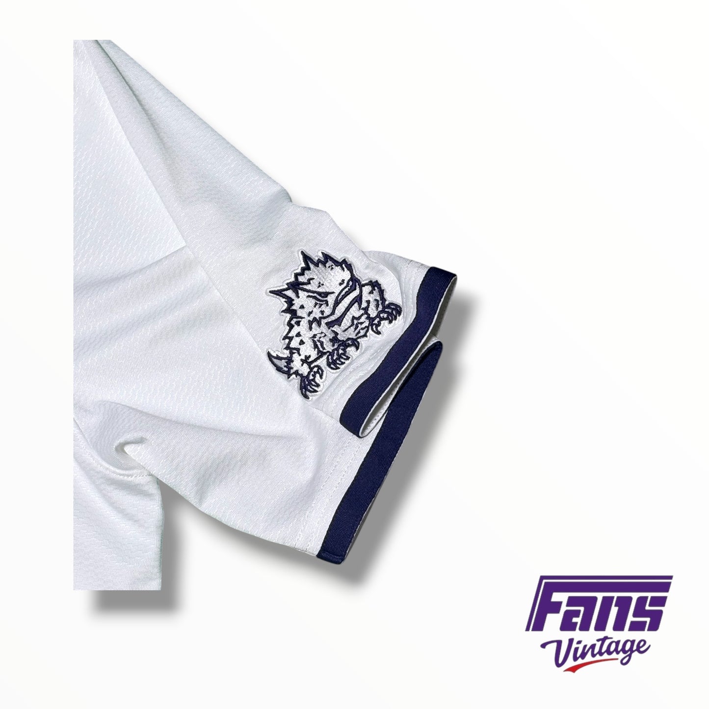 Nike TCU baseball 2024 White Out jersey