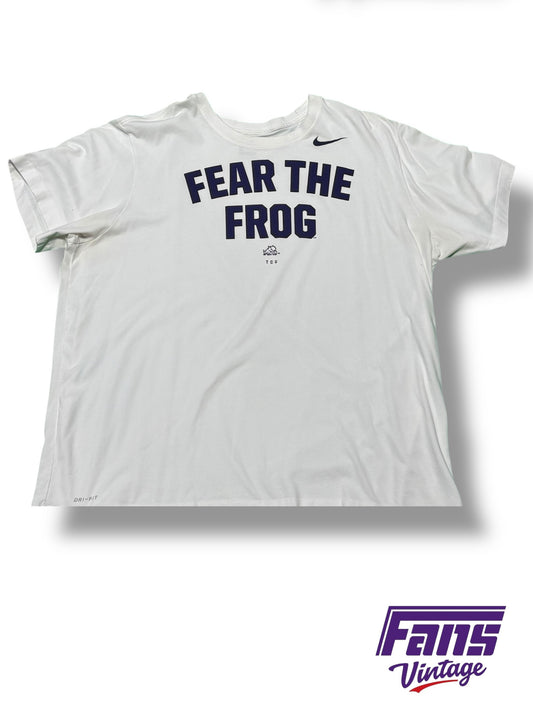 TCU Nike team issued “Fear the Frog” whiteout Drifit tee