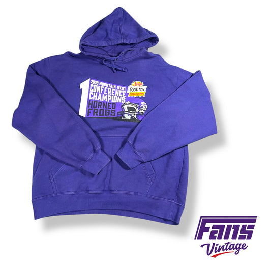 Vintage 2009 TCU Football Mountain West Champions  Fiesta Bowl Hoodie