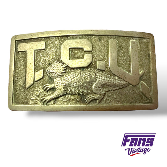 “GRAIL” TCU 1940s - 1950s Vintage Belt Buckle - Amazing Detail!