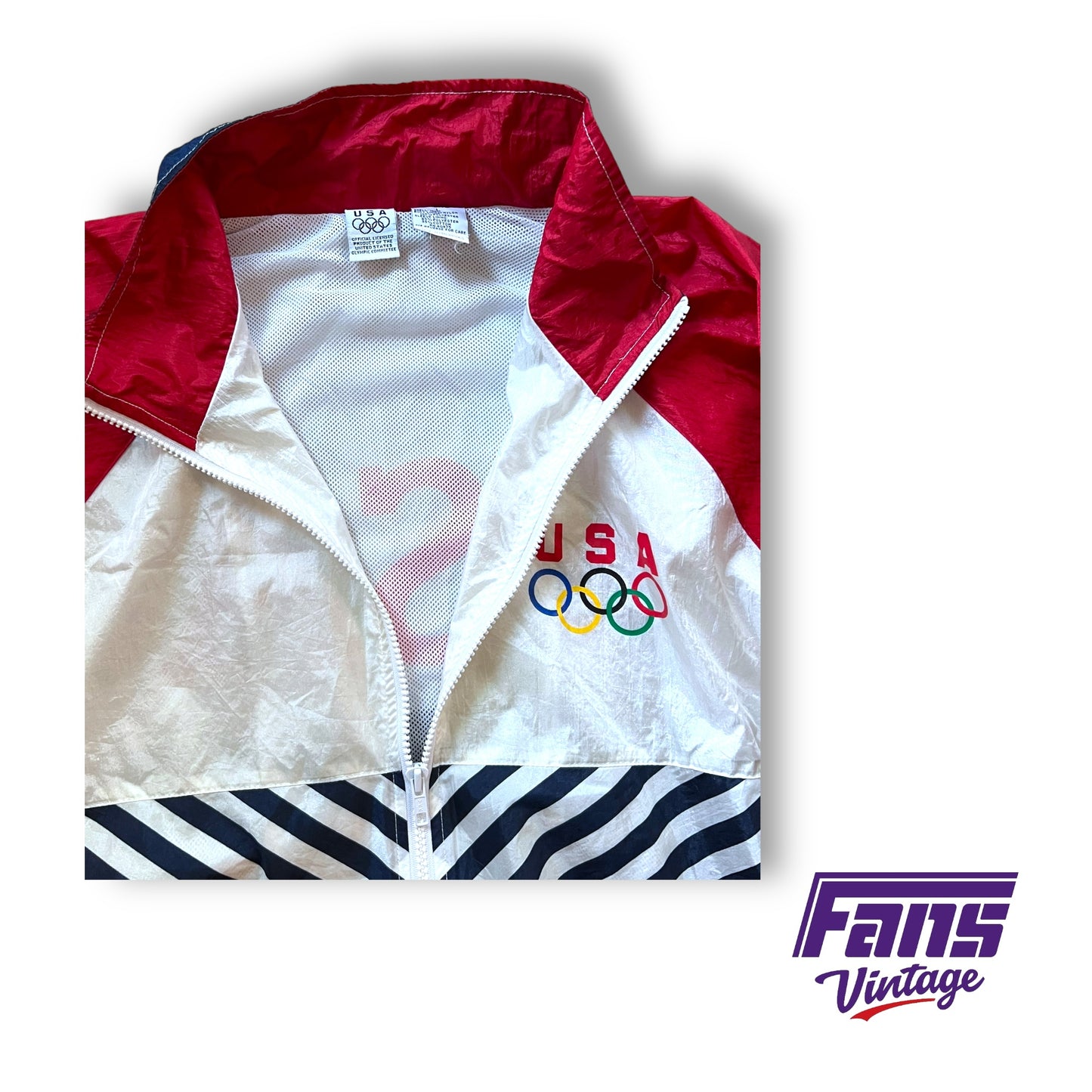 Vintage USA 1996 Olympic Team Windbreaker Jacket! Like New!