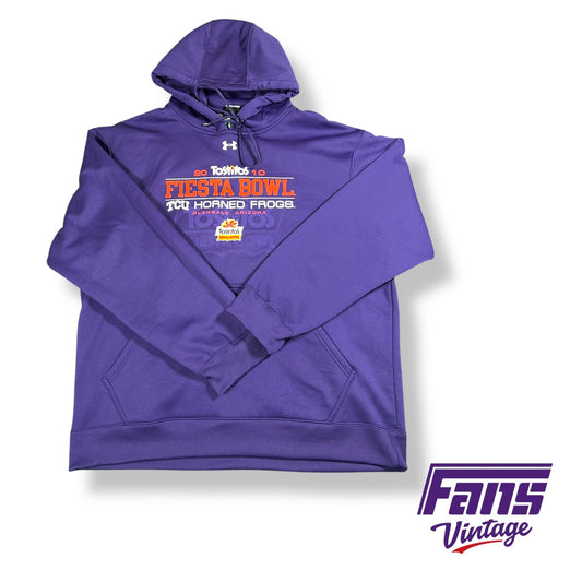 TCU Football Vintage 2010 Fiesta Bowl Hoodie by Under Armour - Like new!