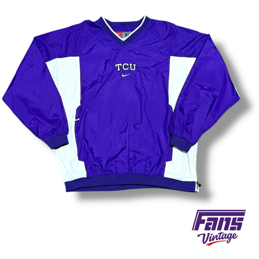 Vintage TCU Y2K Era - Nike Center Swoosh Pullover