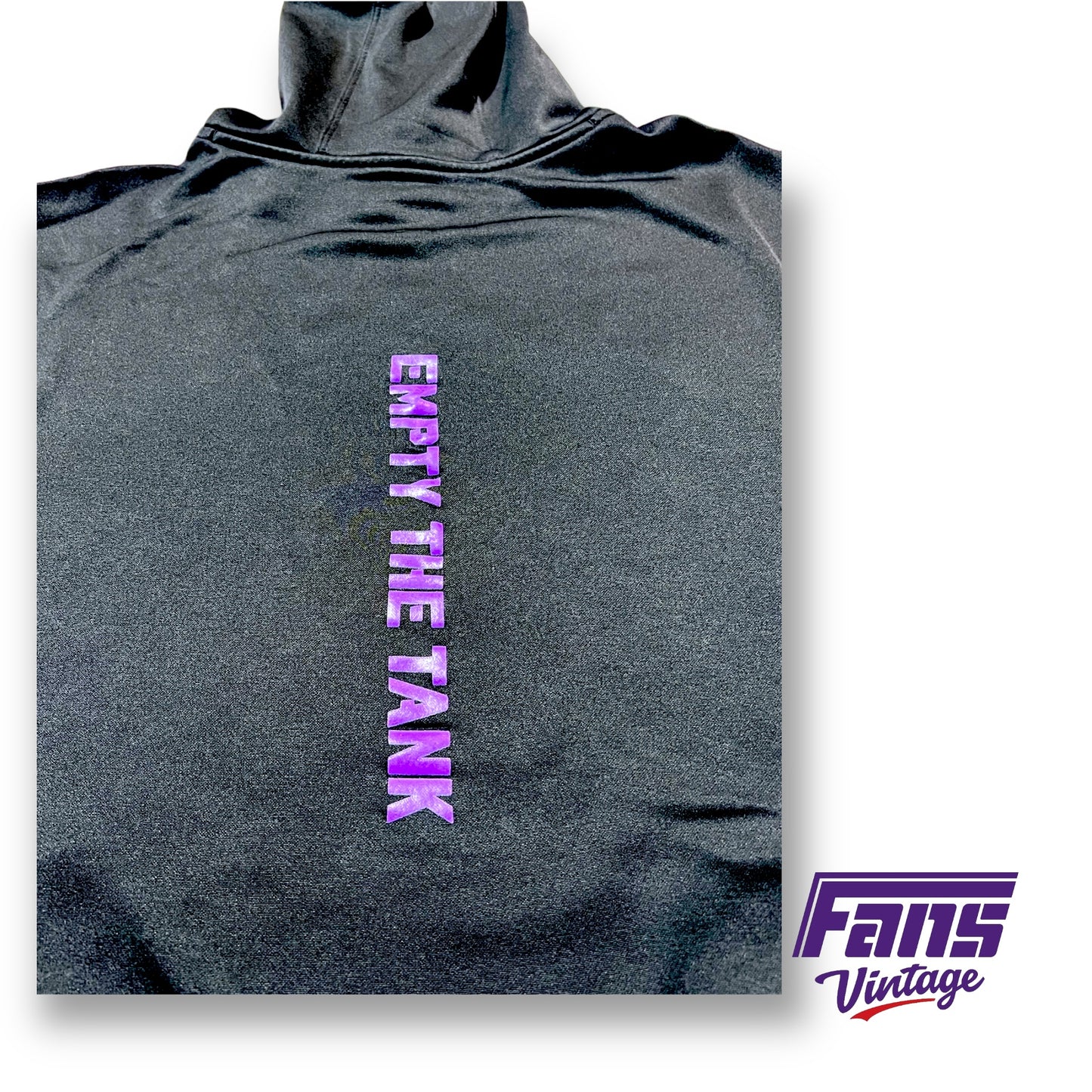 RARE - TCU Football Team Exclusive “DETAILS / Empty The Tank” Premium Nike Hooded Training Top