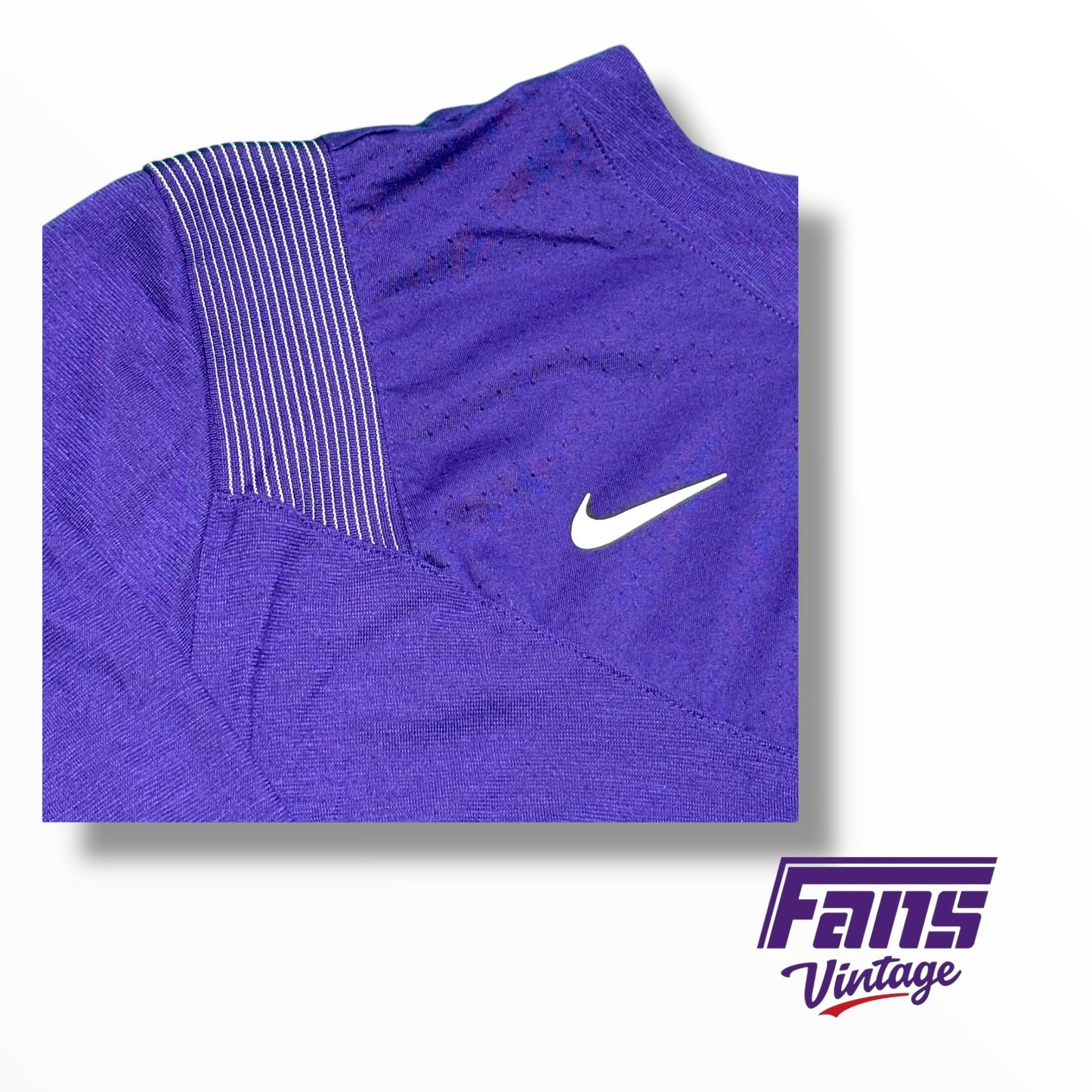 TCU Football Nike Team Issued ‘Funky Town’ Throwback Script Long Sleeve Shirt