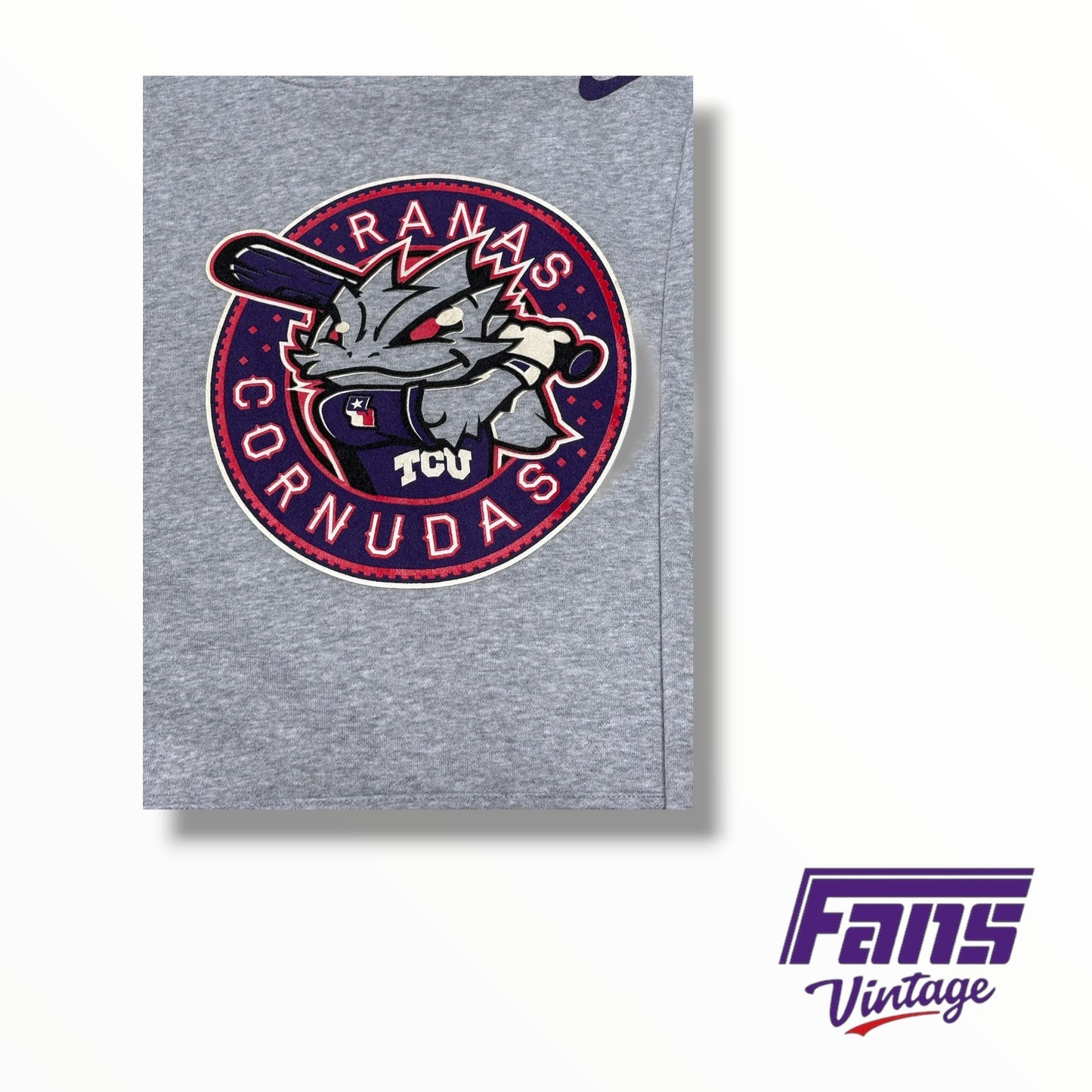 TCU Baseball Nike Team Issued Limited Edition ‘Ranas Cornudas’ Hoodie