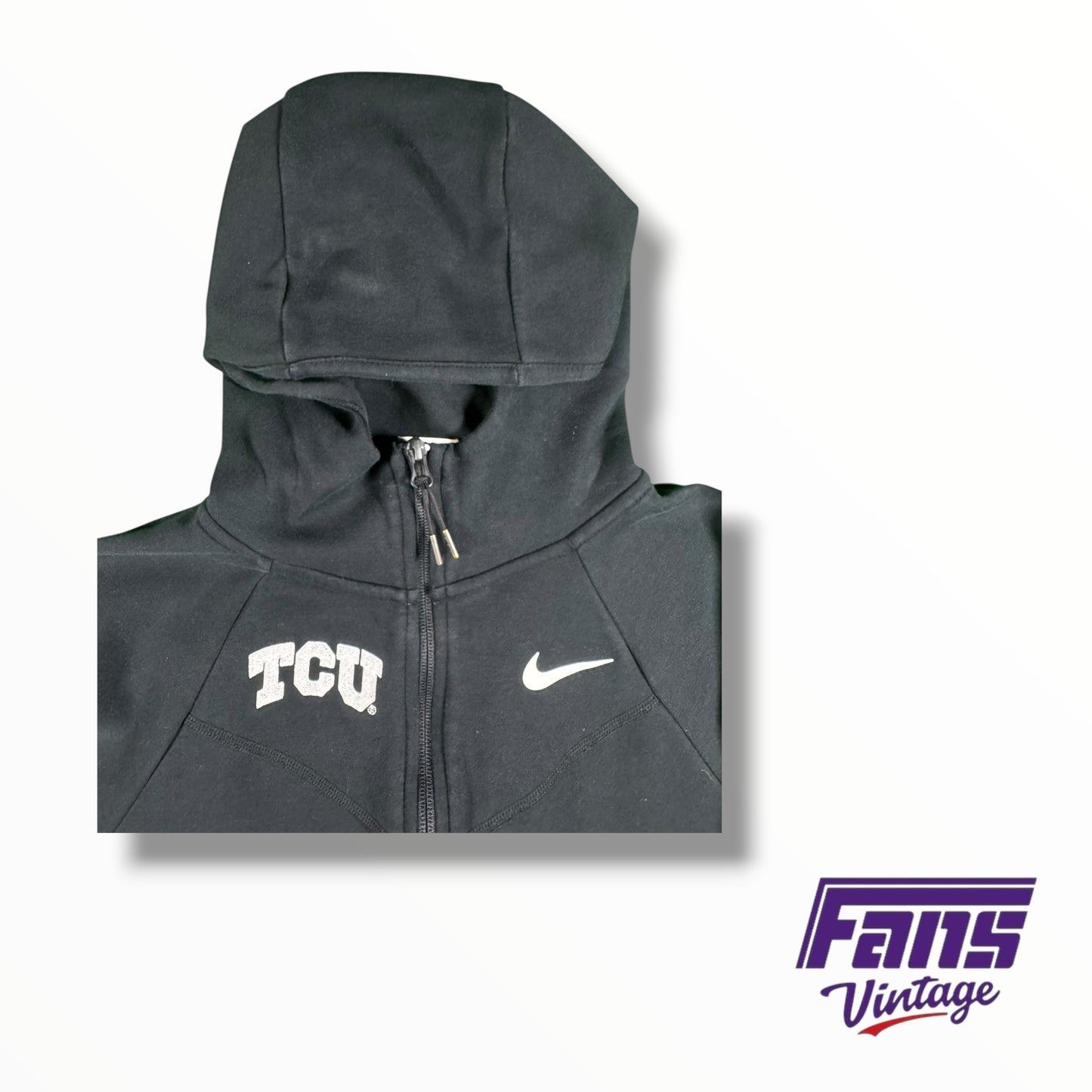 TCU Team Issued Women’s Custom Nike Tech Blackout Travel Jacket