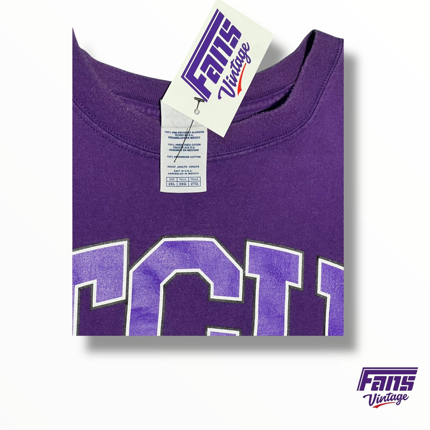 RARE! Vintage 2005 TCU Mountain West Conference Football Championship T-Shirt