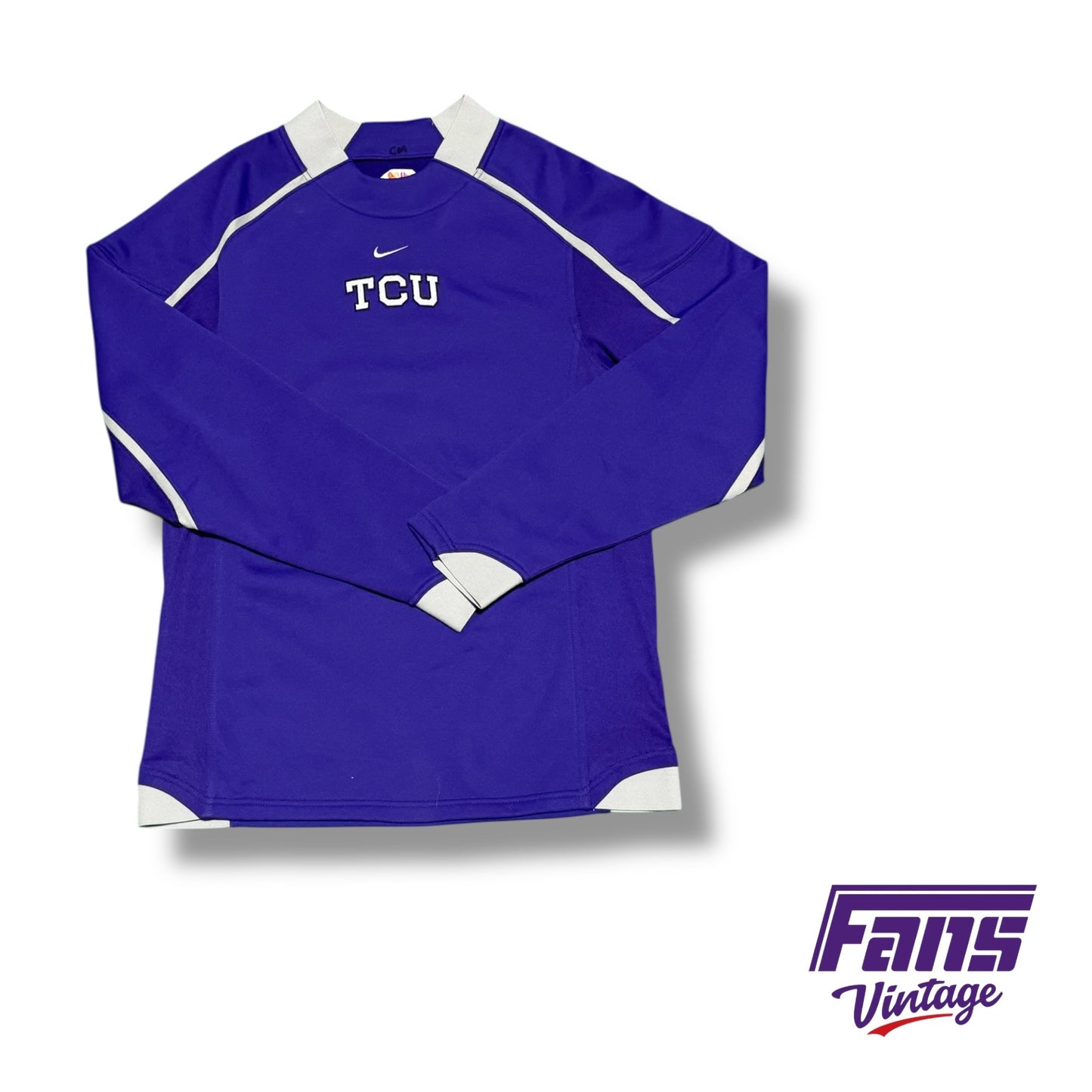Vintage TCU Y2K Era - Football Team Issued Fiesta Bowl Nike Sweater