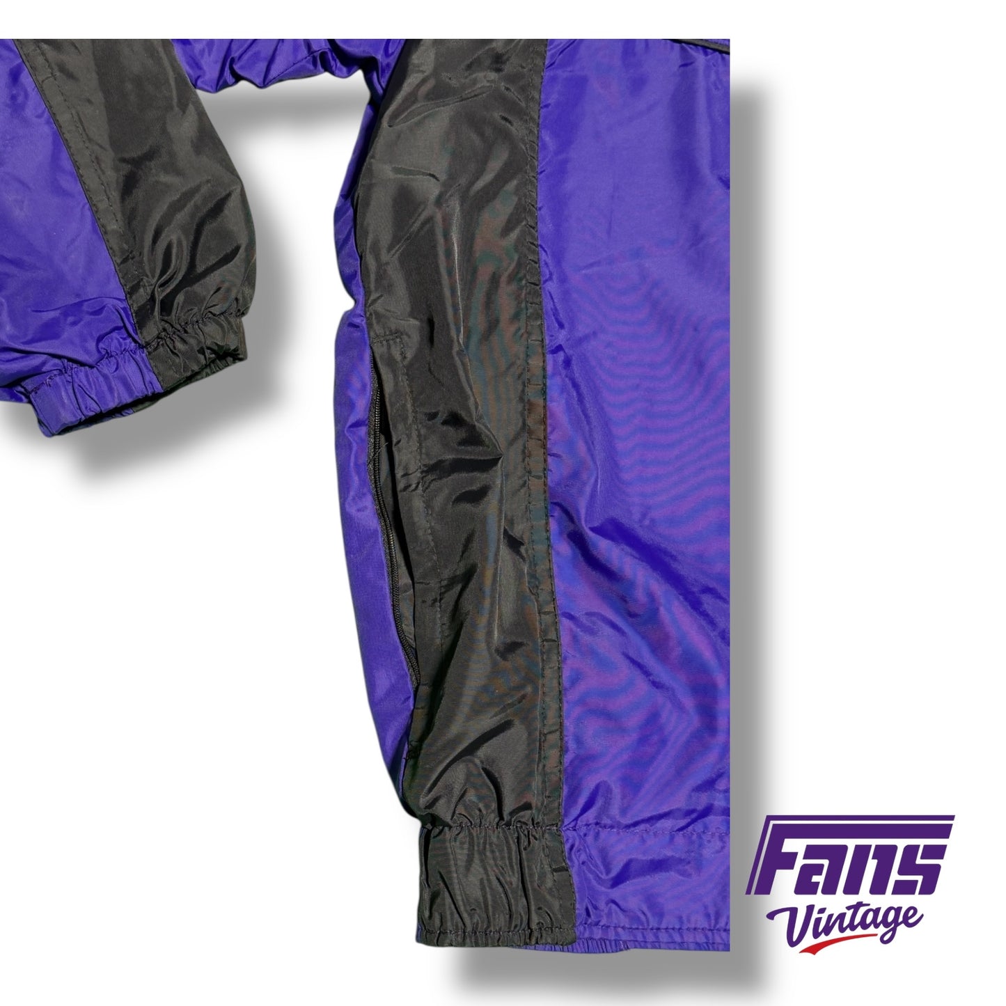 Vintage TCU Y2K Era Nike team issued windbreaker jacket