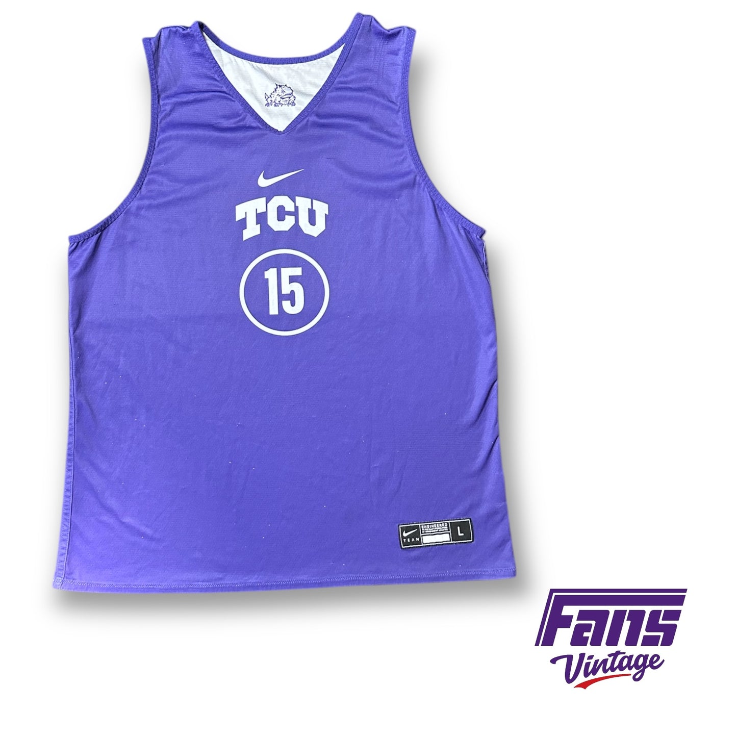 Team Issue Nike TCU Basketball Practice Jersey