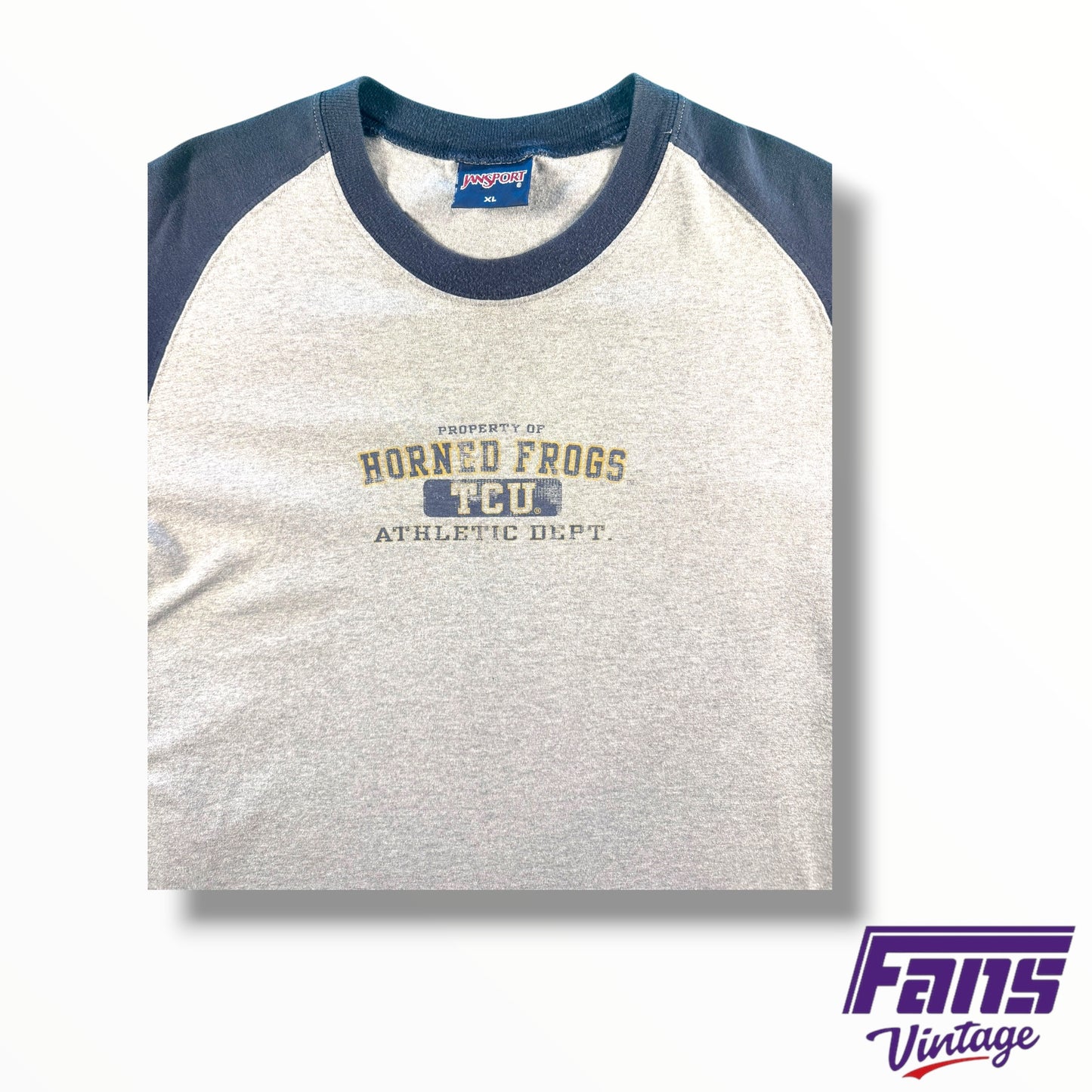 Vintage TCU Baseball 90s Raglan Tee