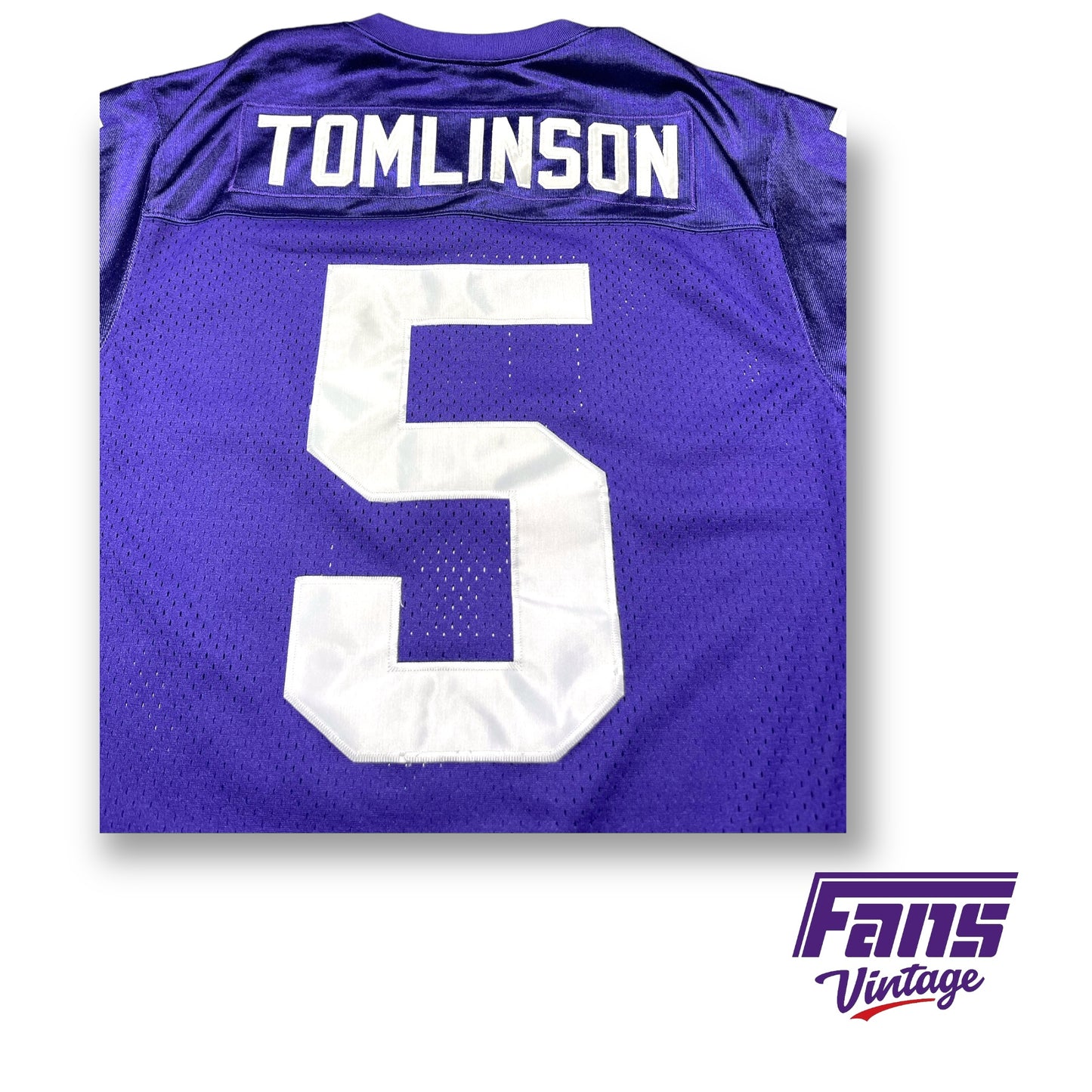 Unique TCU Football Nike LaDainian Tomlinson Jersey - Solid Purple with Block T Tag