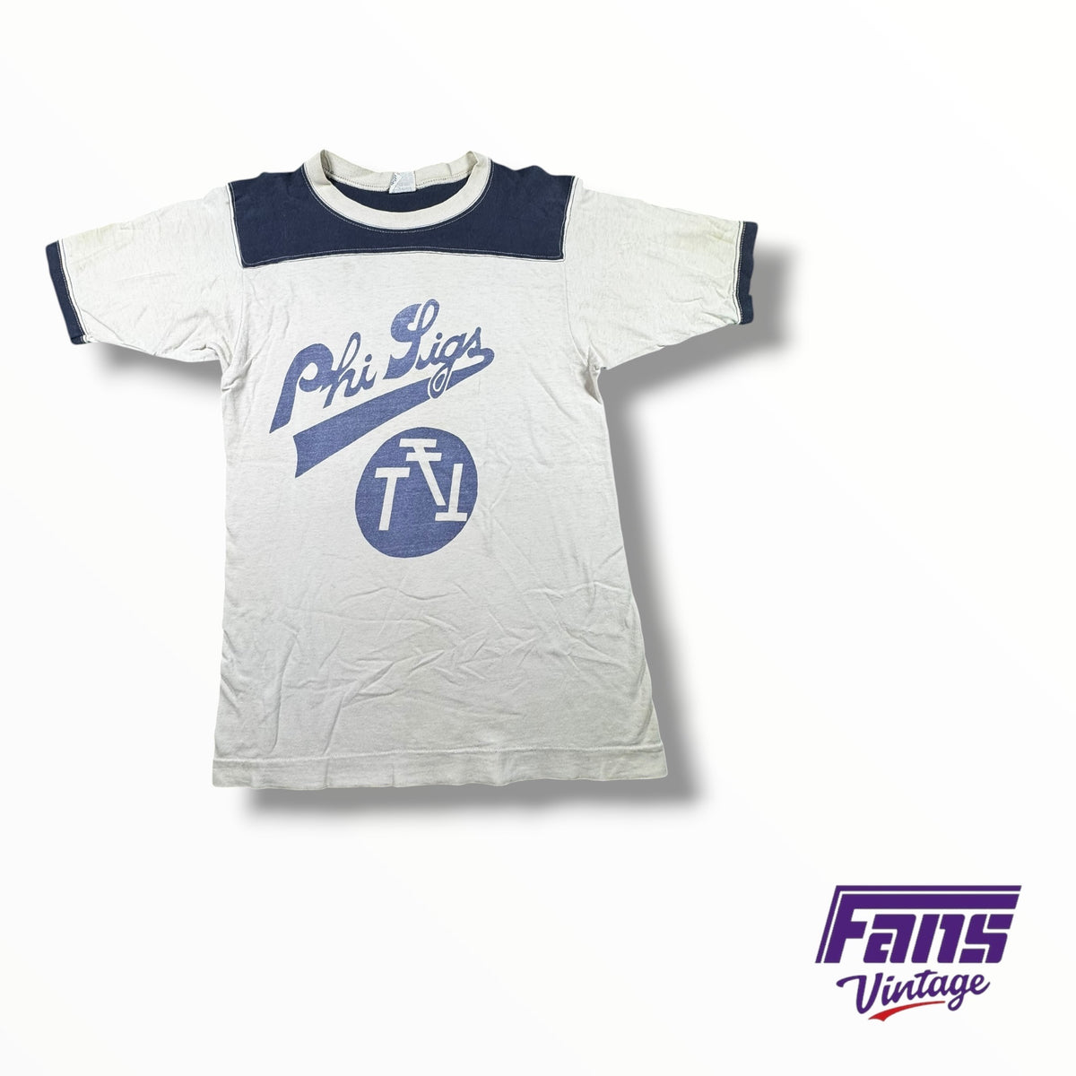 80s Vintage Fraternity Phi Sig Cotton Tee
