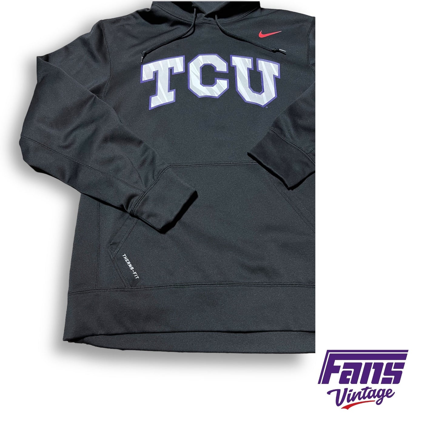 RARE TCU Football Original 2013 Nike Team “Spit Blood” Colorway Hoodie