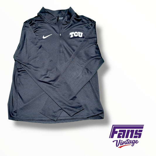 TCU Nike Team Issued Dri-Fit Quarter Zip