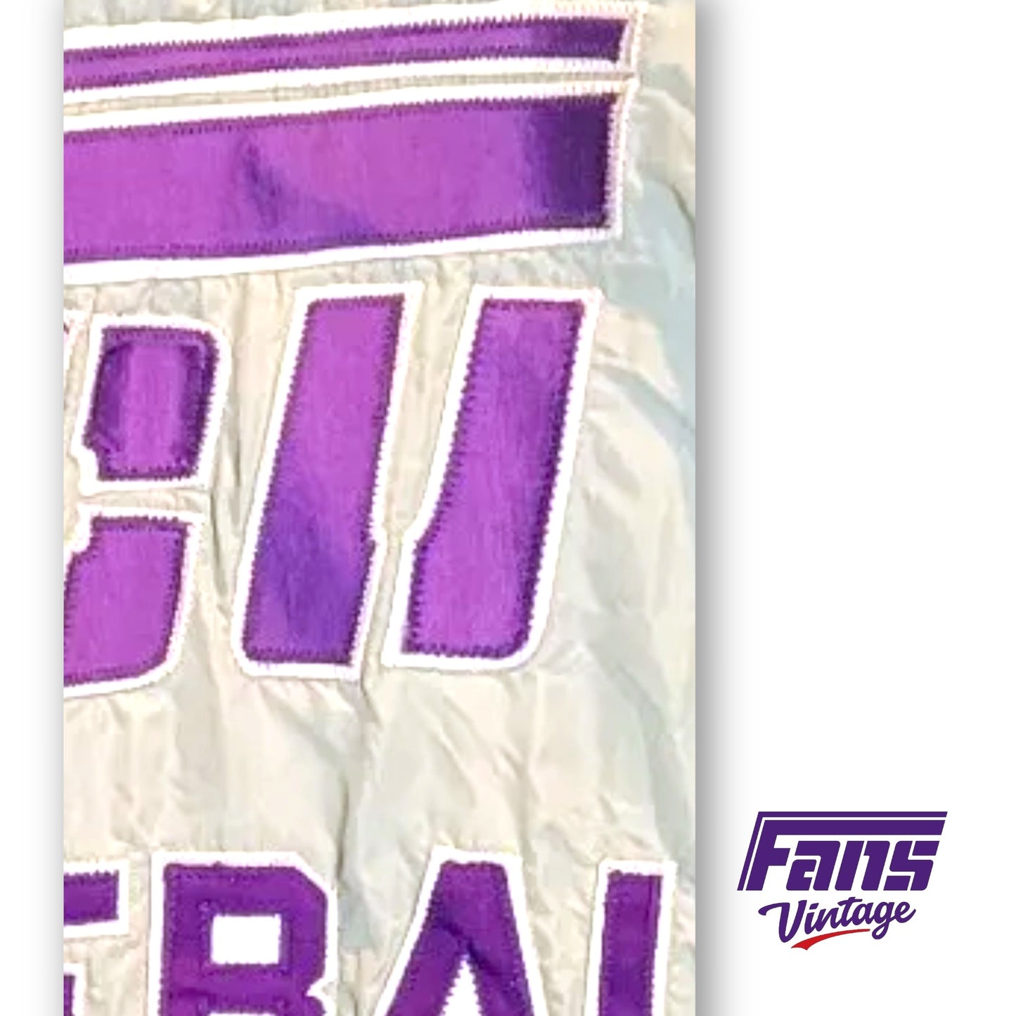 **GRAIL** Vintage 1980s TCU Baseball Team Issue Flying T Bomber Jacket