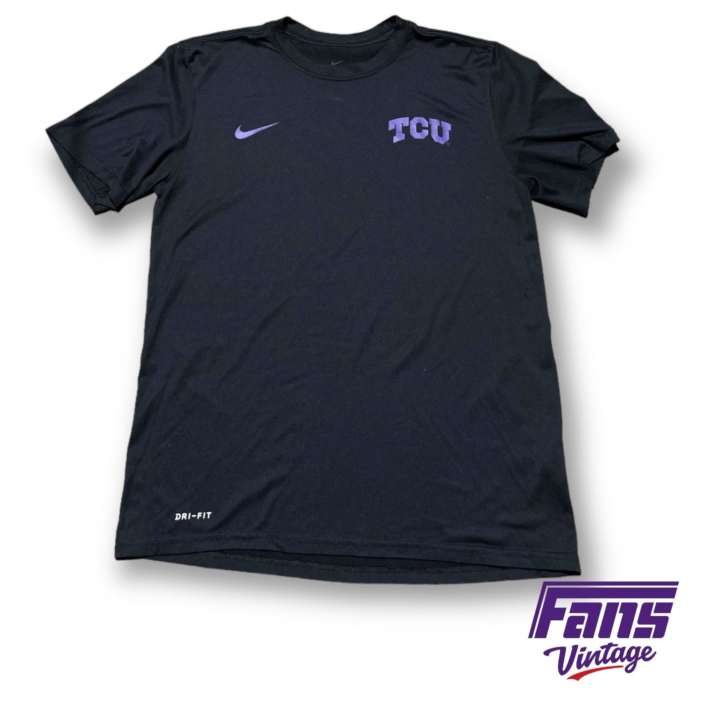 TCU Player Issue Nike Drifit Training Tee