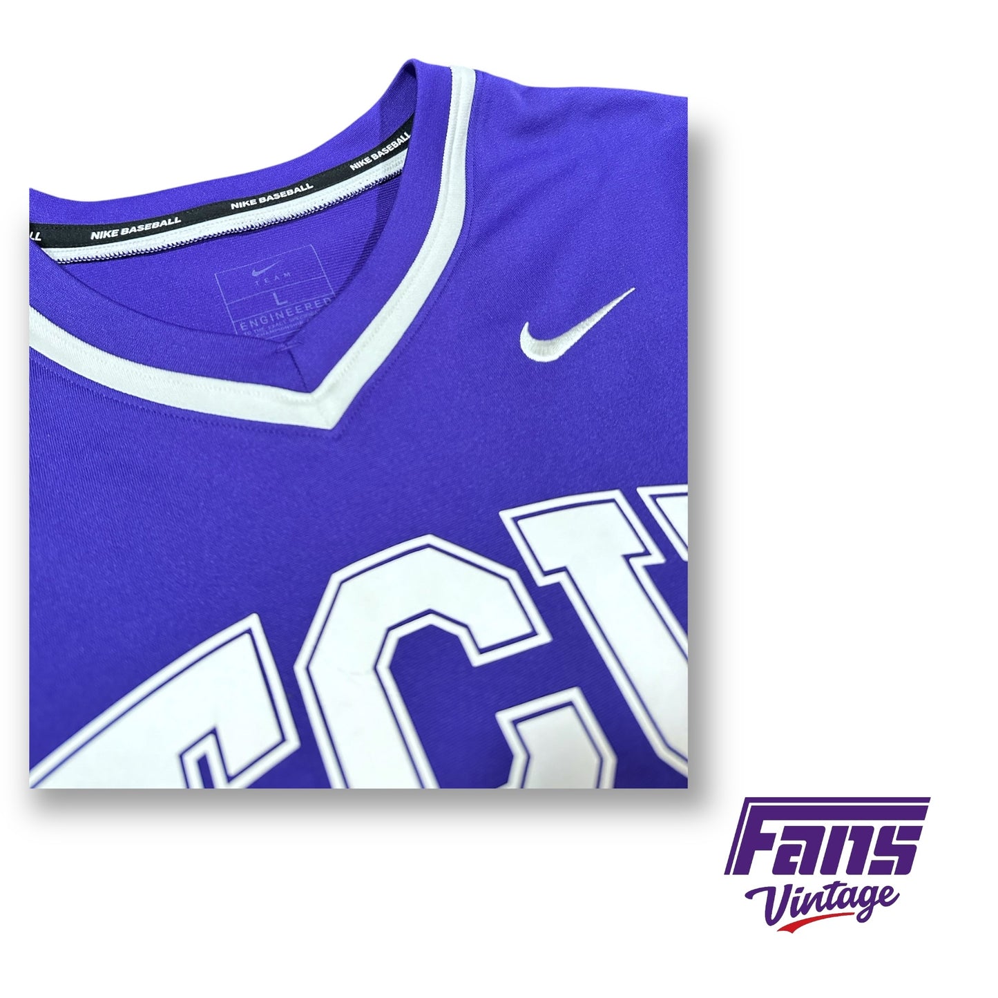 2022 TCU Baseball Game Worn Jersey - CWS Season Practice Jersey!