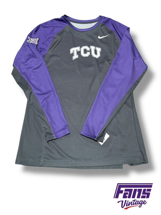 TCU Men’s Basketball Team issued warm up shirt