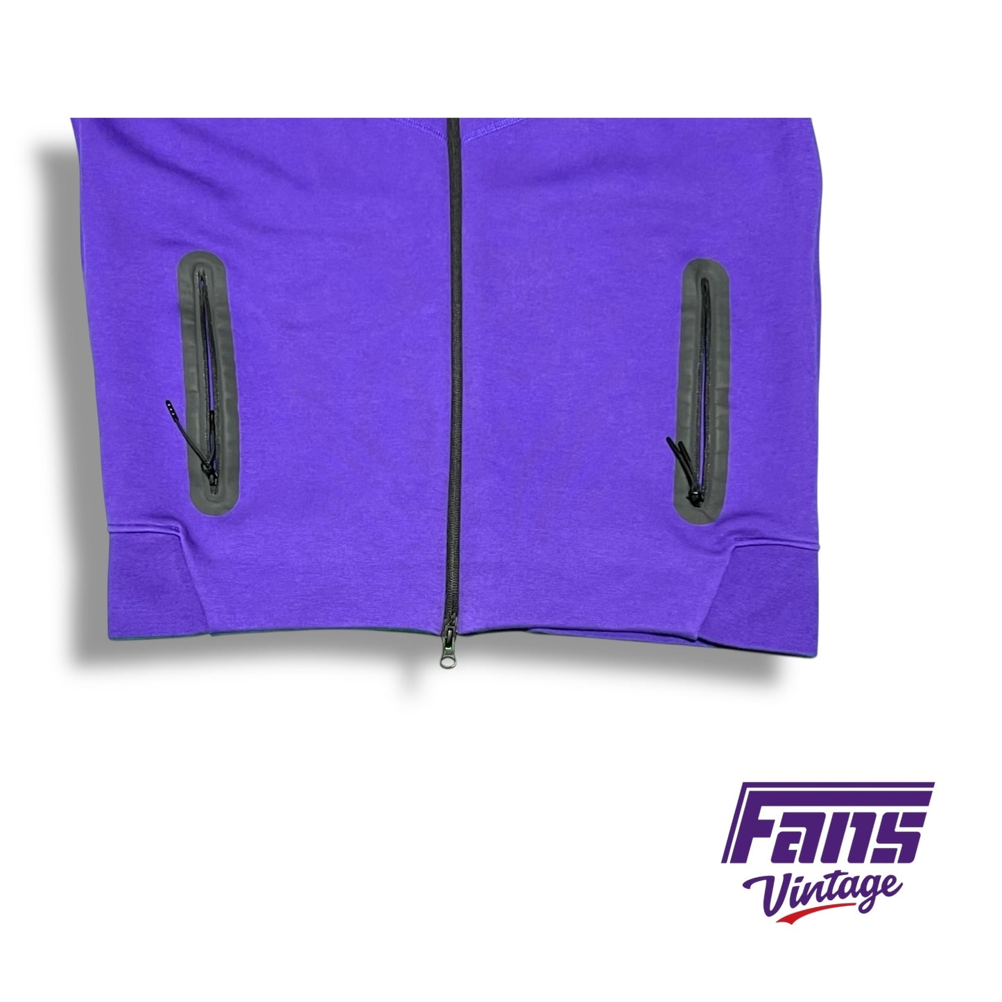 RARE! TCU Basketball Postseason Nike Team‑Issued Purple Tech Suit - Zip up Jacket and Jogger Pants