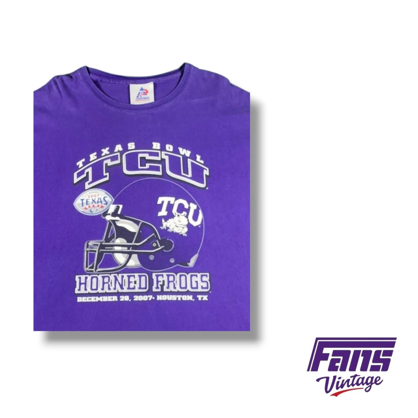 Vintage 2007 TCU Texas Bowl T-Shirt