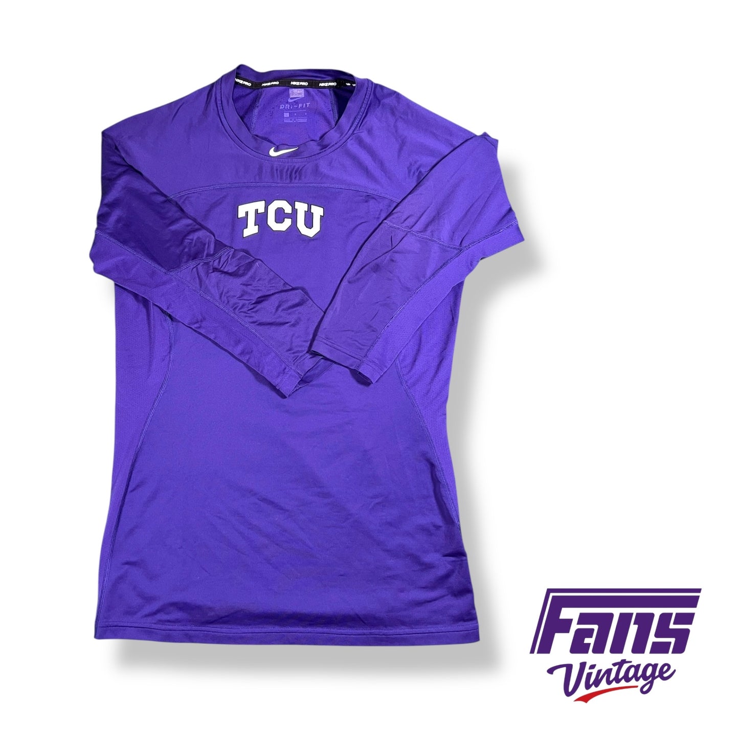 TCU Baseball team issued Nike Pro Dri-Fit Training Shirt