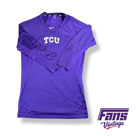 TCU Baseball team issued Nike Pro Dri-Fit Training Shirt