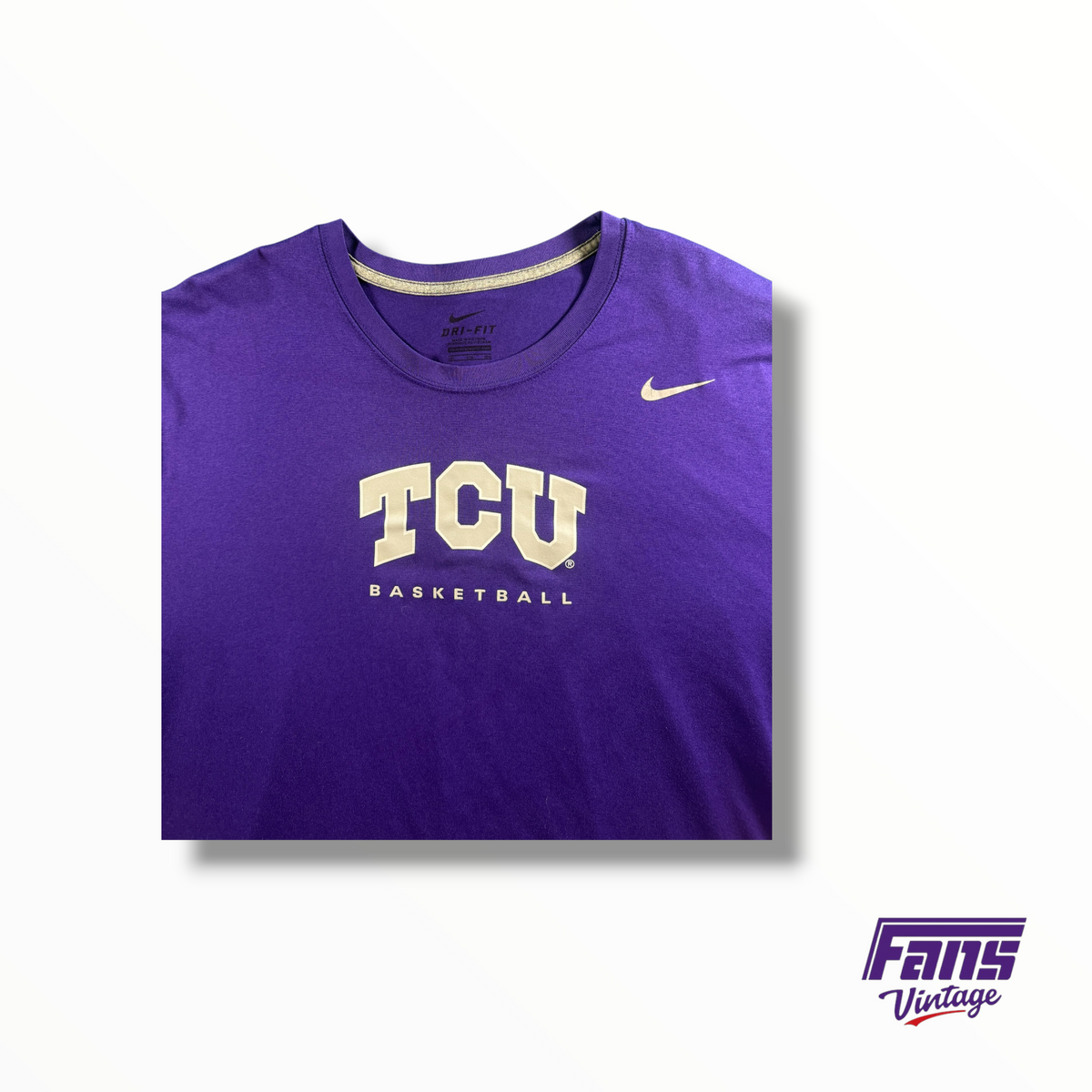 TCU Horned Frogs Basketball DriFit Nike Tee
