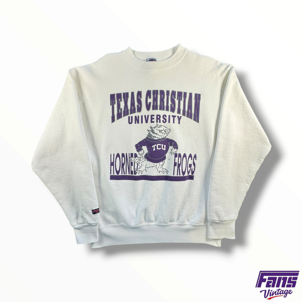 Rare Vintage TCU Sweater Frog Graphic Crewneck Sweater