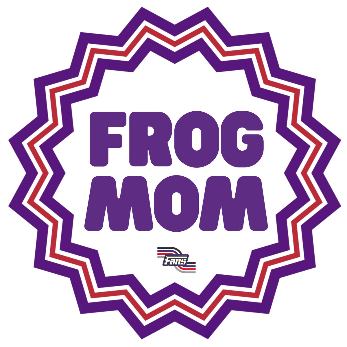 GAME DAY FROG FAMILY STICKERS 3”